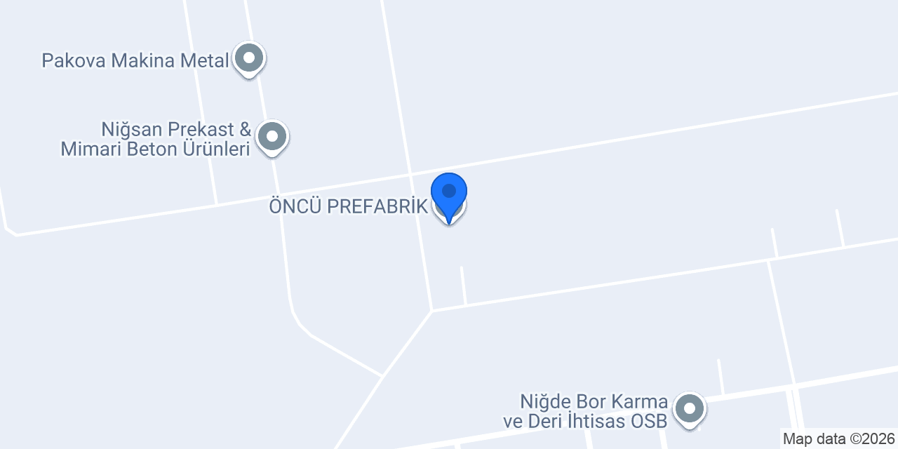 ÖNCÜ PREFABRİK konumu