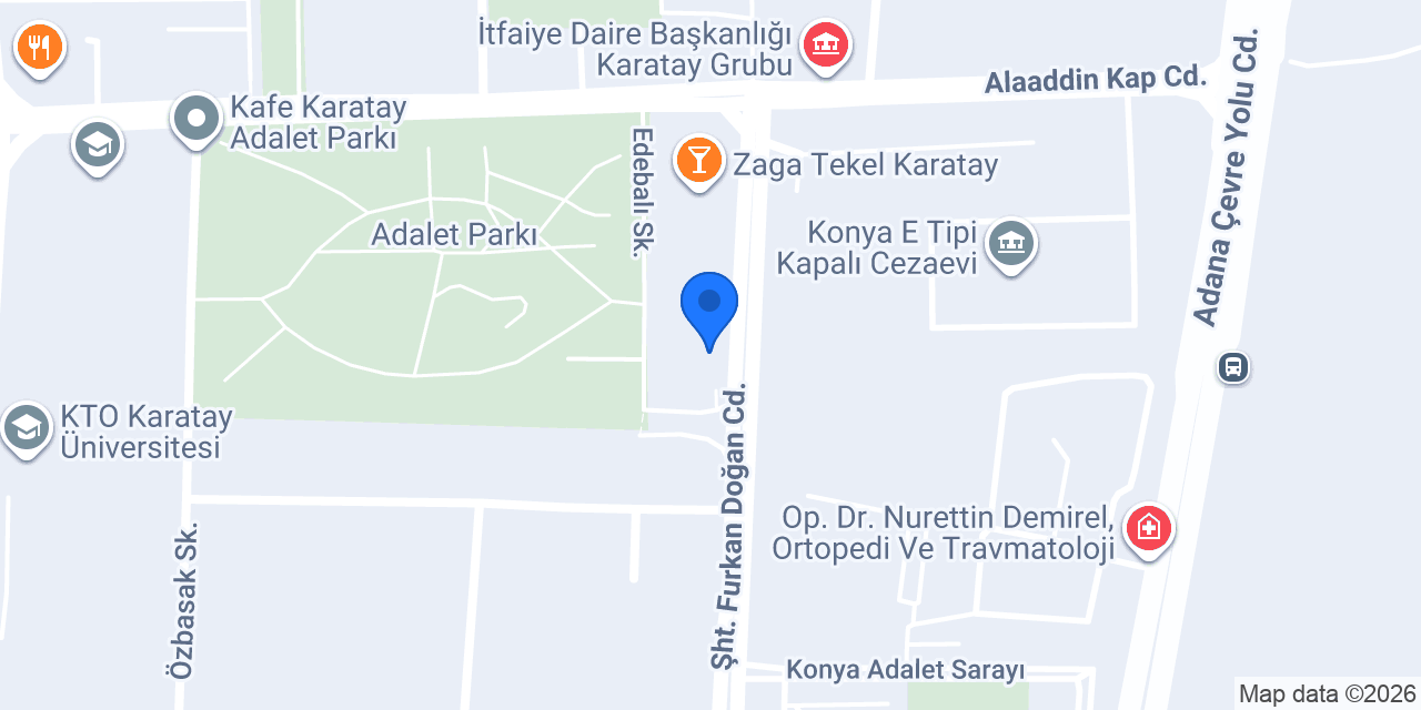 Konya Avukat Enes Ünver konumu