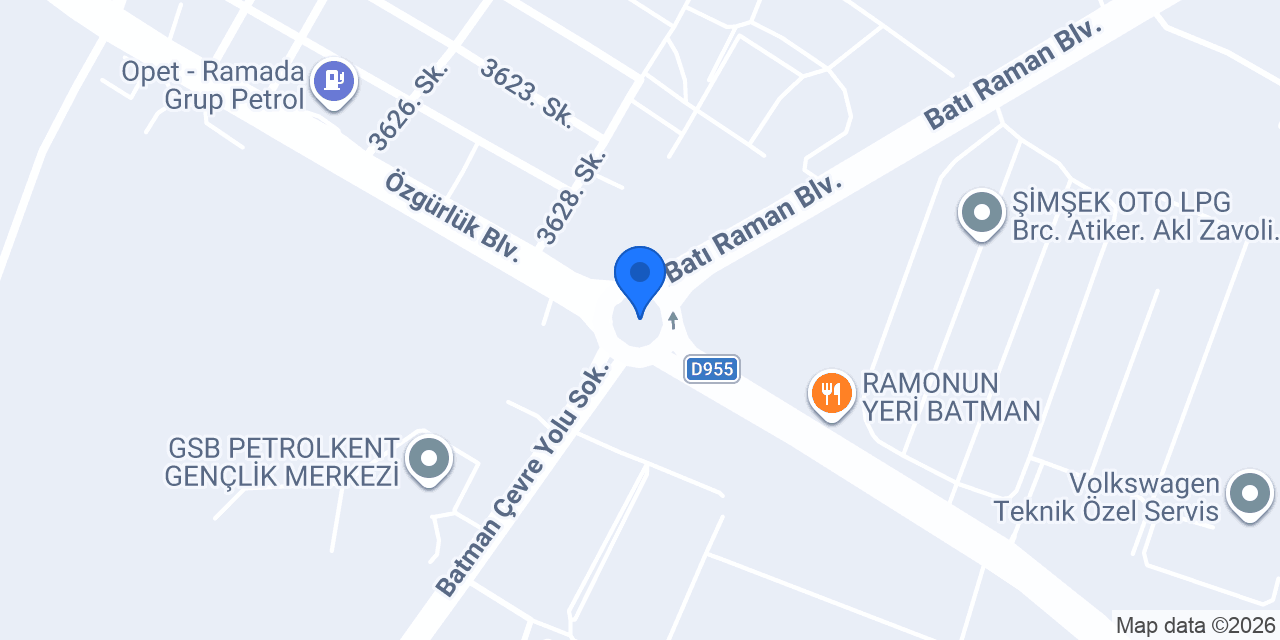 BATMAN TAKSİ konumu