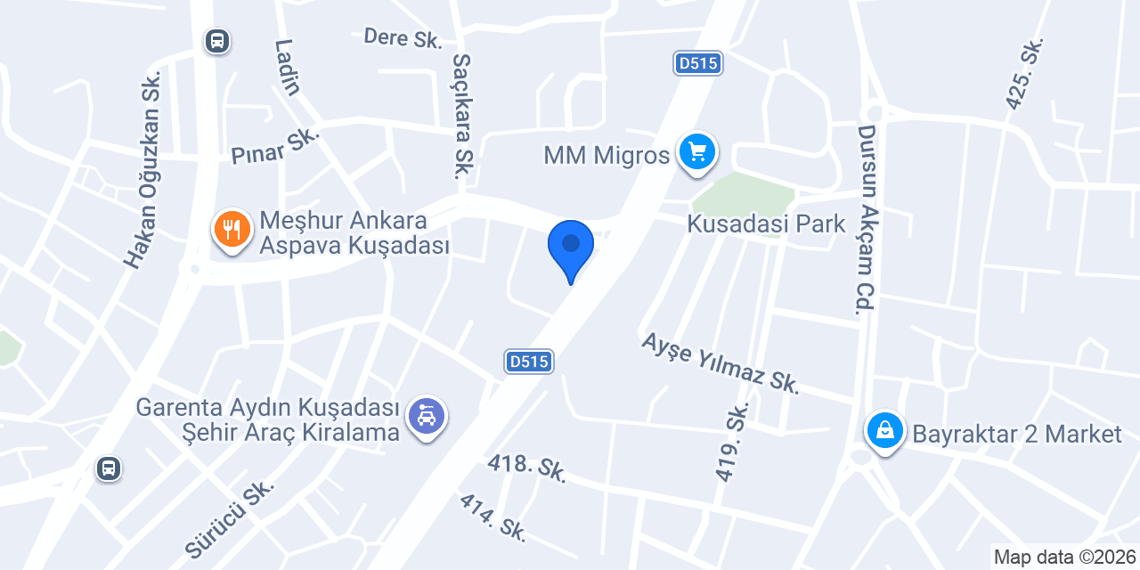 Kuşadası Uzm. Klinik Psikolog Ece Çetin konumu