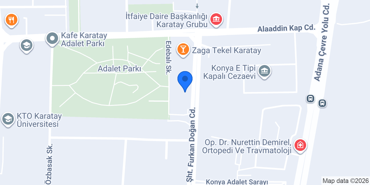 Süzgün Hukuk Bürosu konumu
