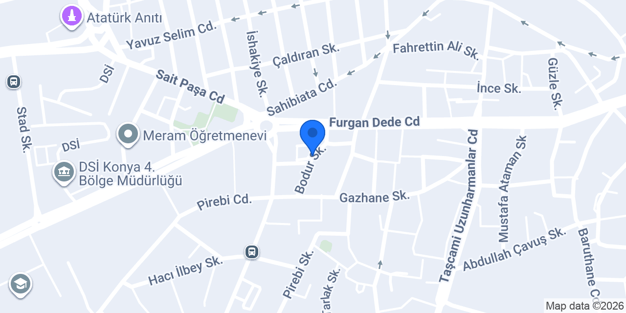 Akademi oto yıkama konumu