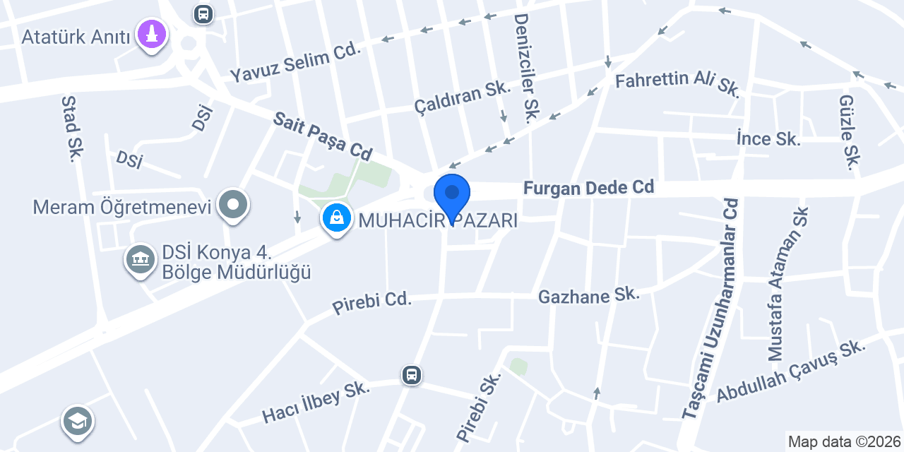 DAYI SPOT MOBİLYA konumu