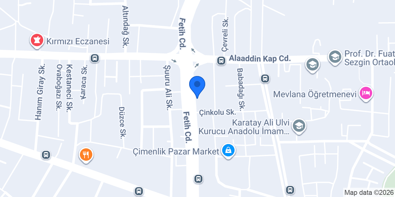 Konya Usta Çiçekçi konumu