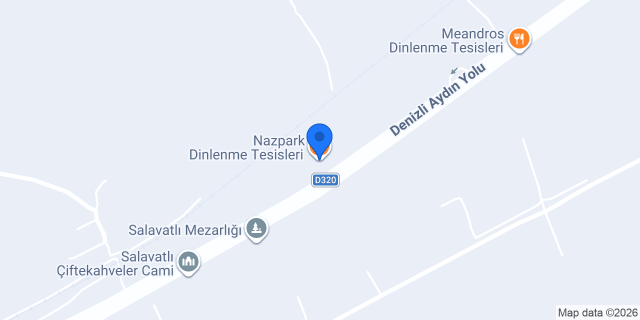 Nazpark Dinlenme Tesisleri konumu