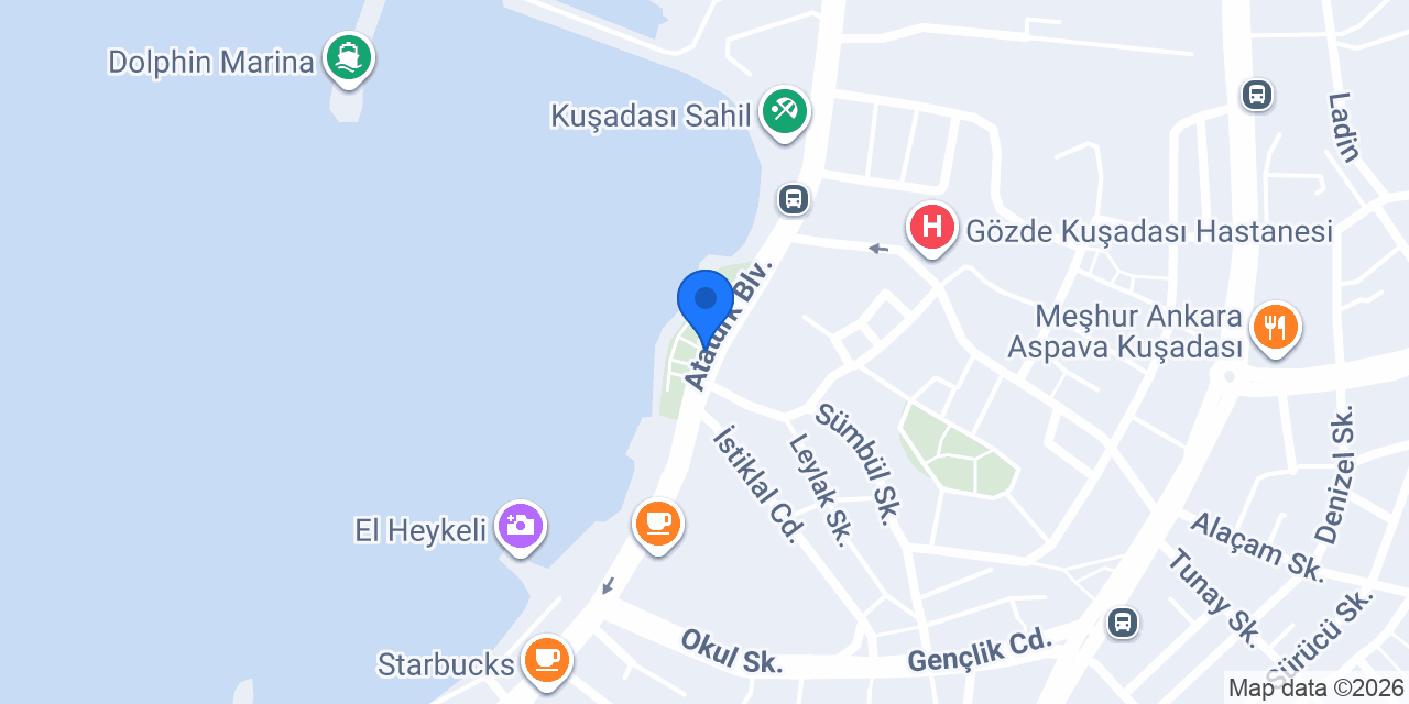 1noluasmkusadasi.com.tr konumu