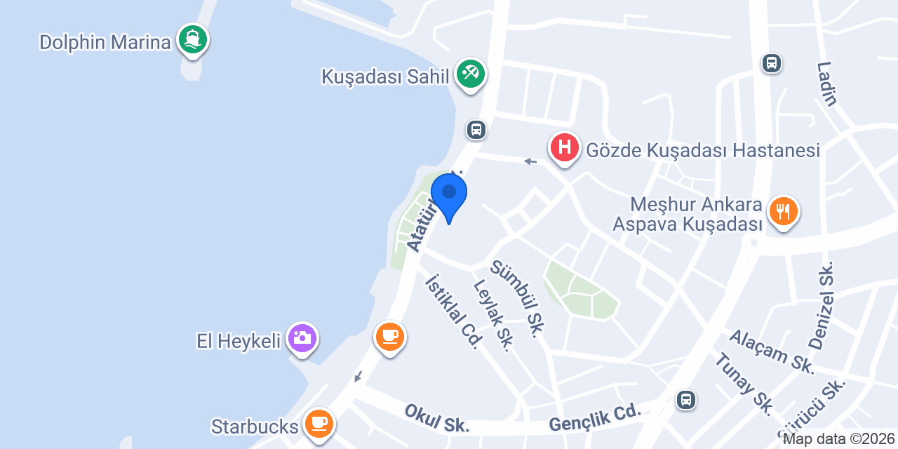 Kontrbus Coffee Co. Kuşadası konumu