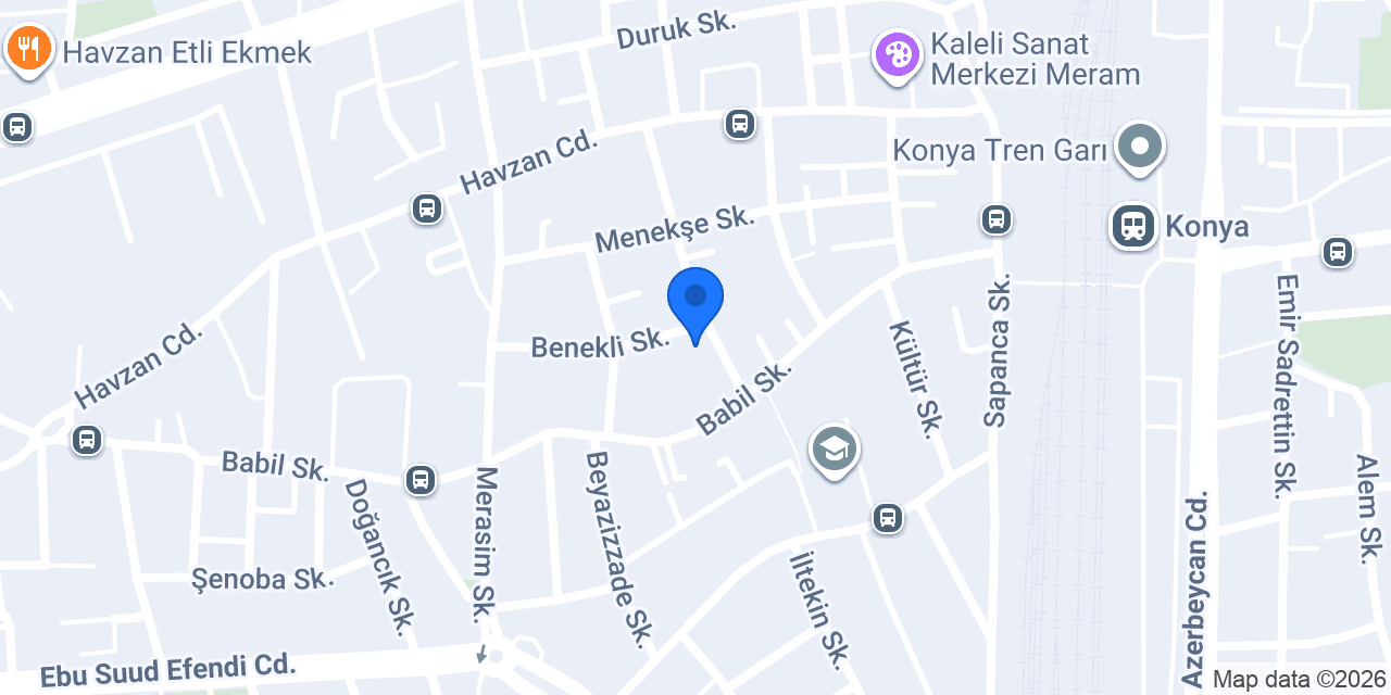 Konya Therapy Wellness Center Danışmanlık Merkezi konumu
