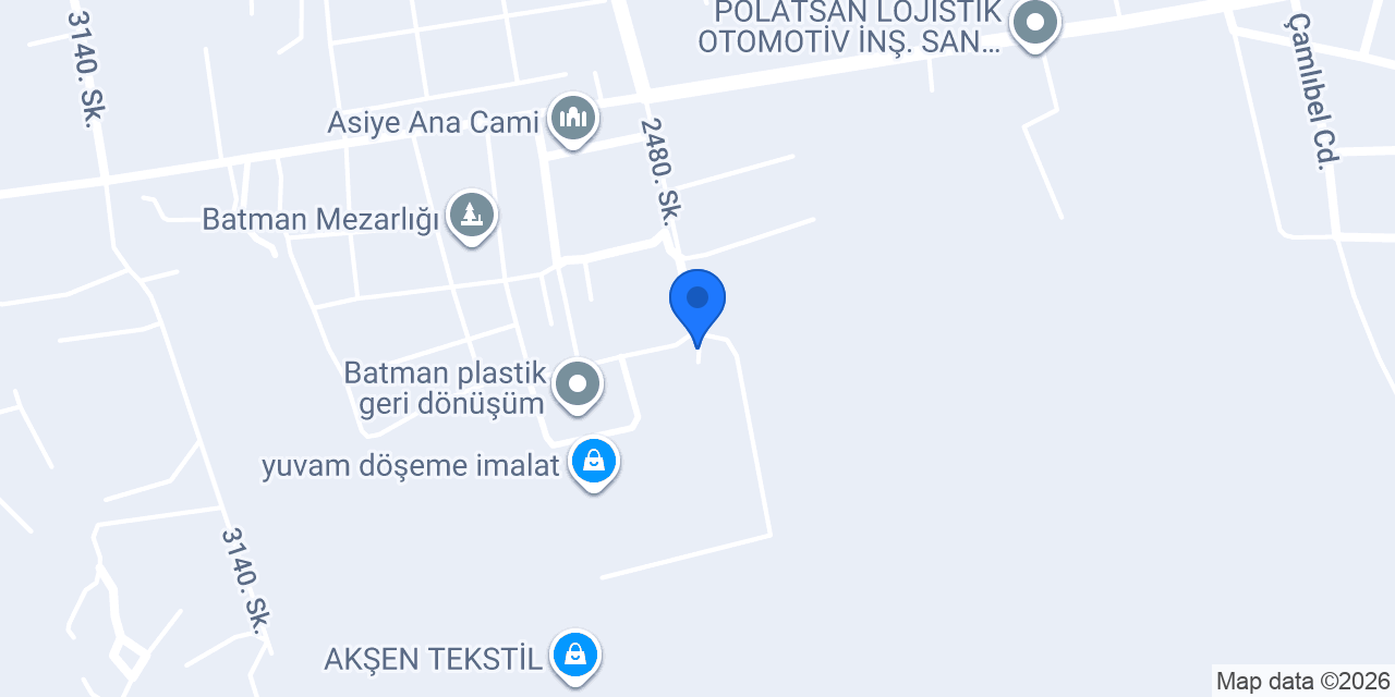 Batman plastik konumu