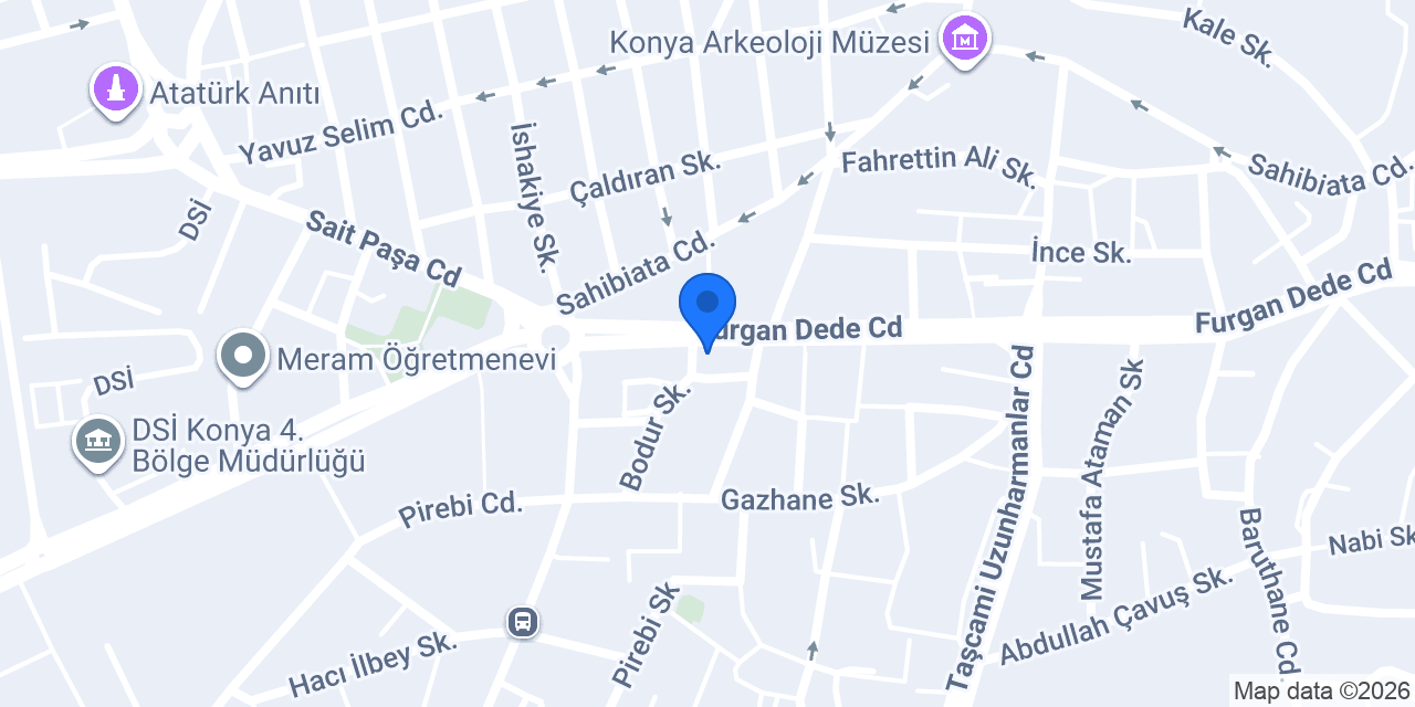 Özel Akademi Konya Hastanesi konumu