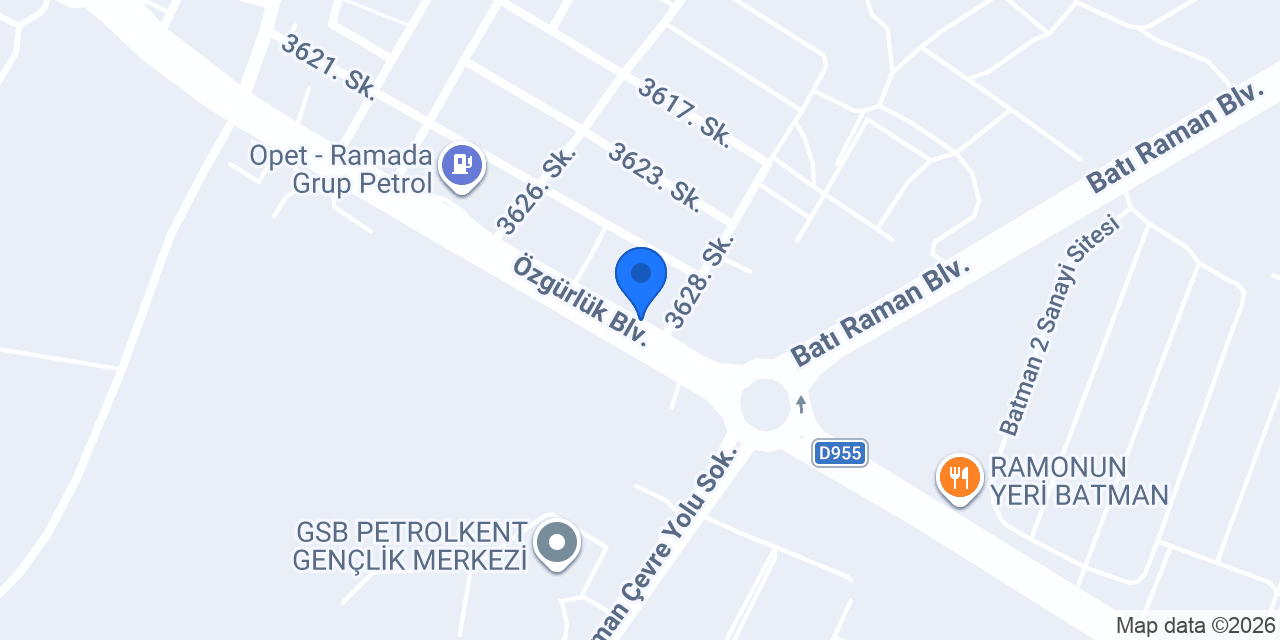 Başaran Oto Lastik konumu