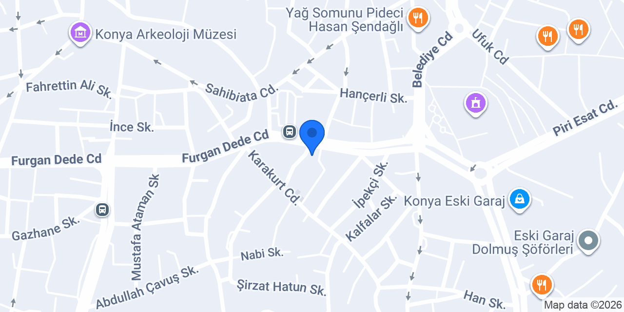 Acar Mutlu Veteriner Kliniği konumu