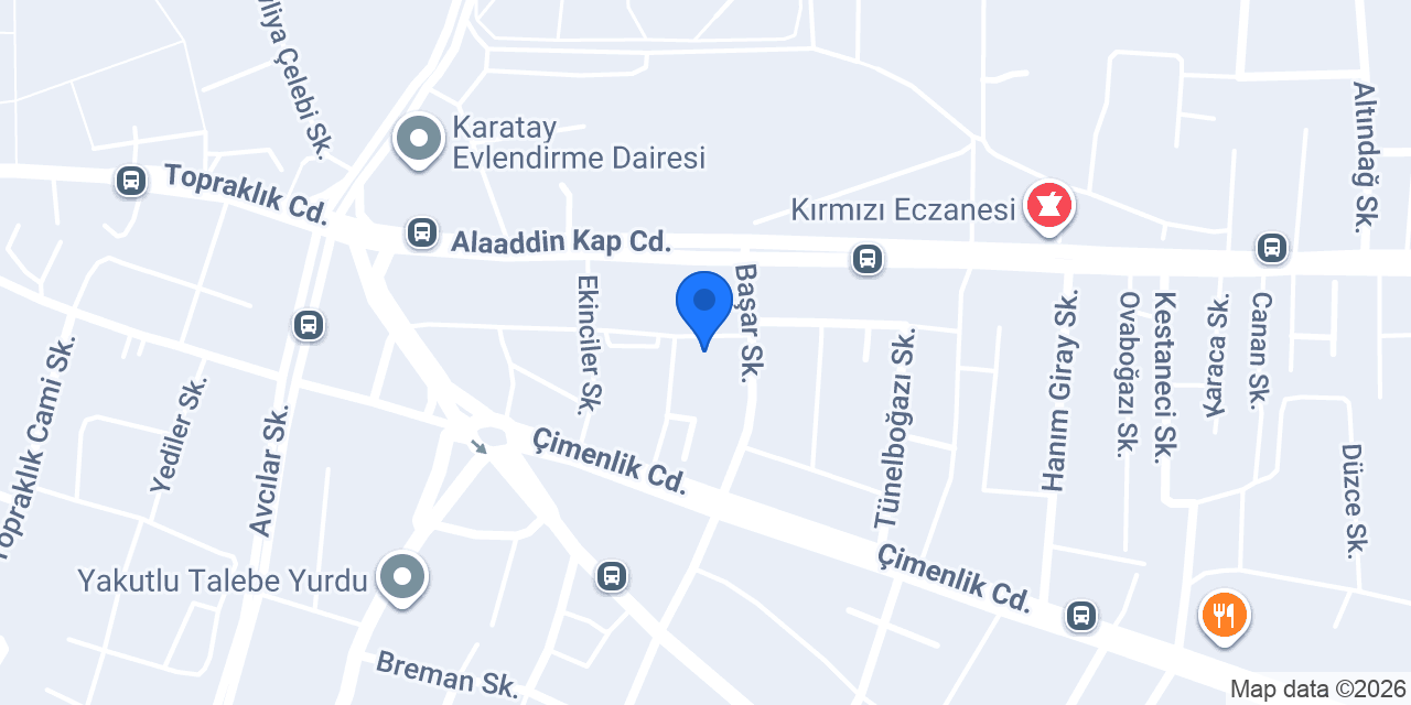 Karatay İlçe Müftülüğü konumu