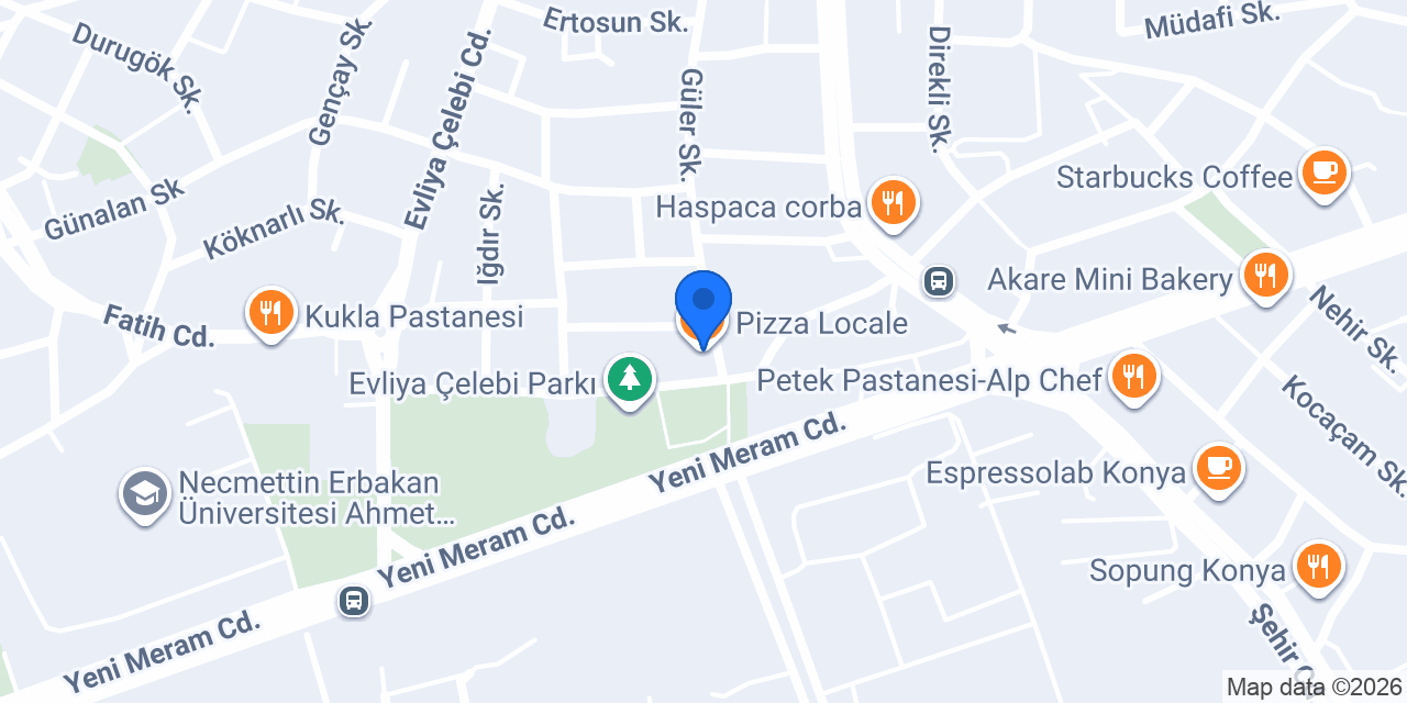 Pizza Locale konumu
