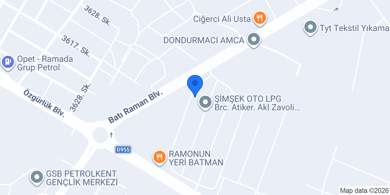 Güneydoğu Rot Balans konumu