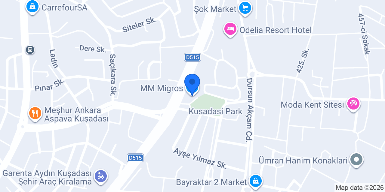 MM Migros konumu