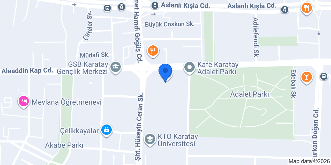 Etraf Cafe konumu