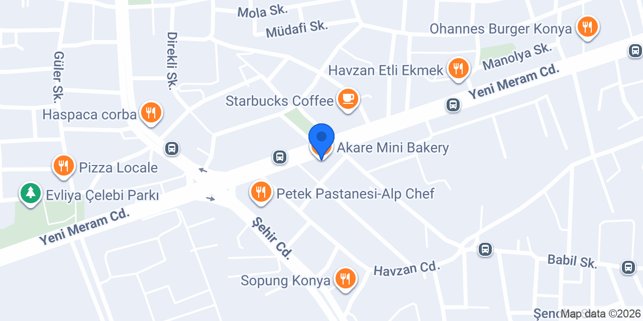 Akare Mini Bakery konumu