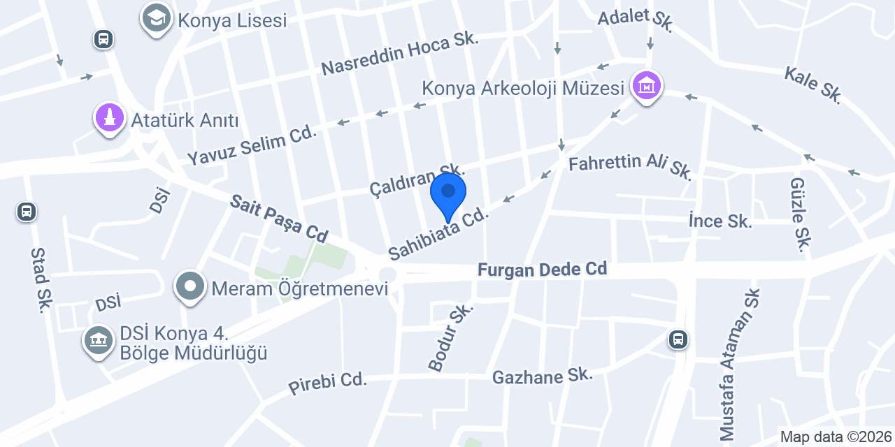 Konya Özen Hırdavat/Çilingir konumu