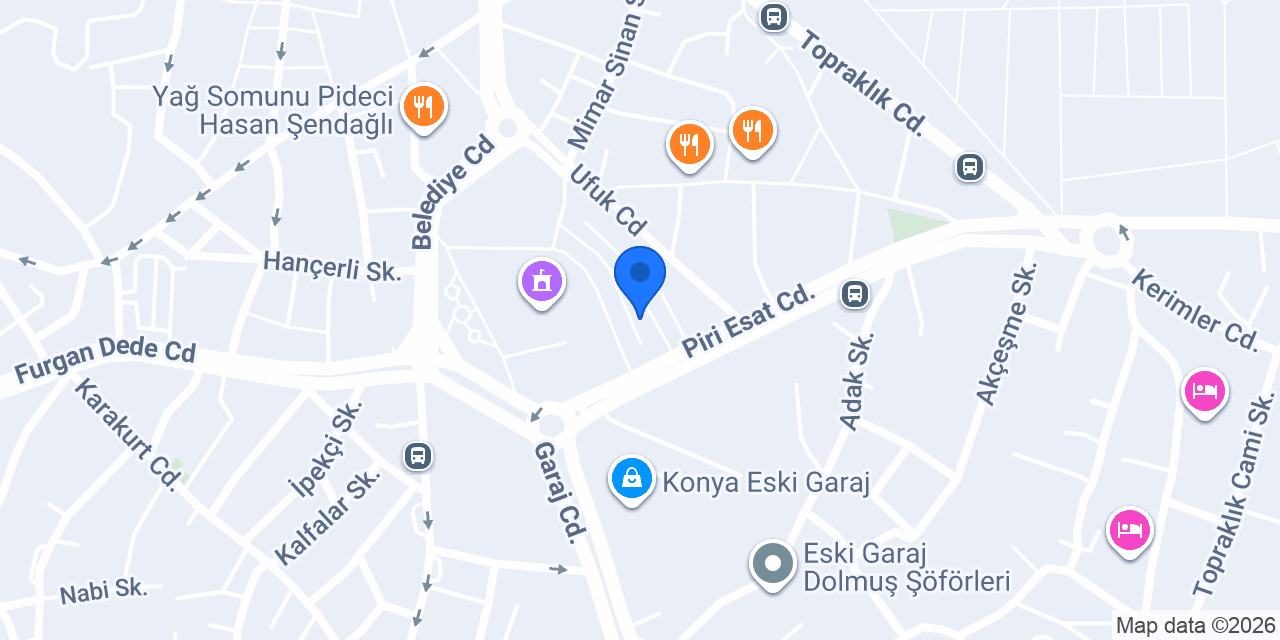 Meram Elektronik konumu