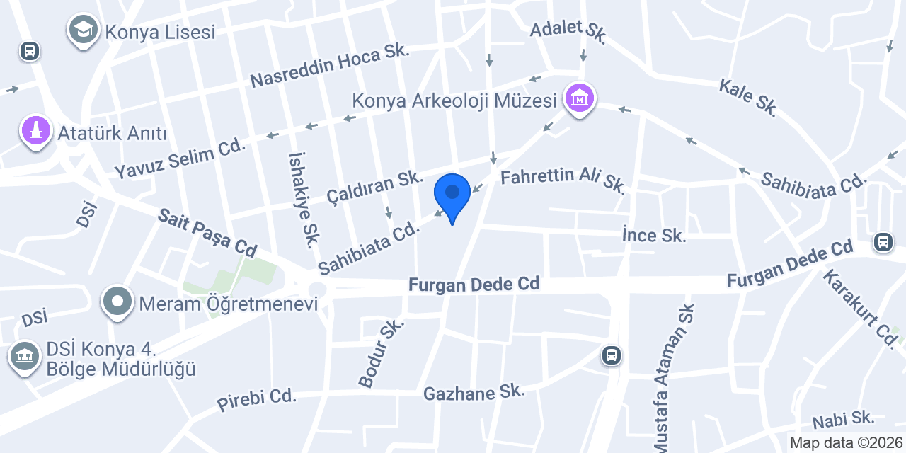 Konya Etnografya Müzesi konumu