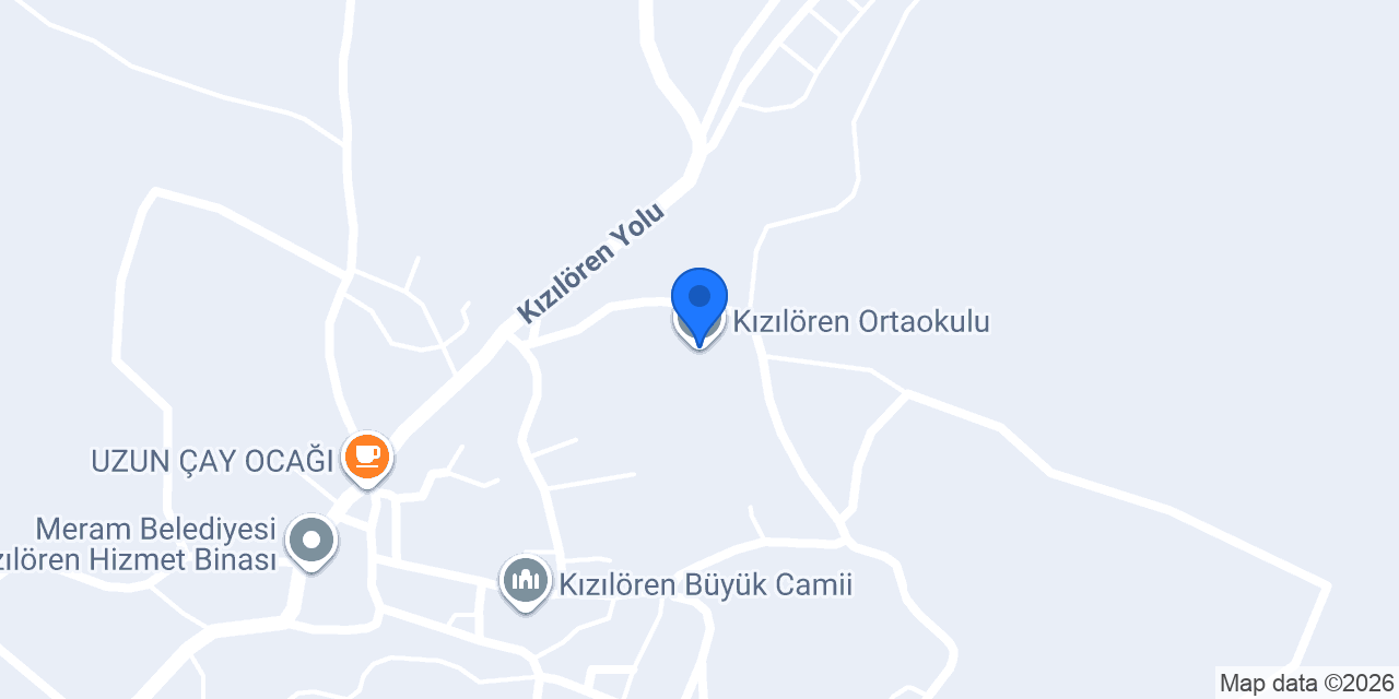 Kızılören Ortaokulu konumu