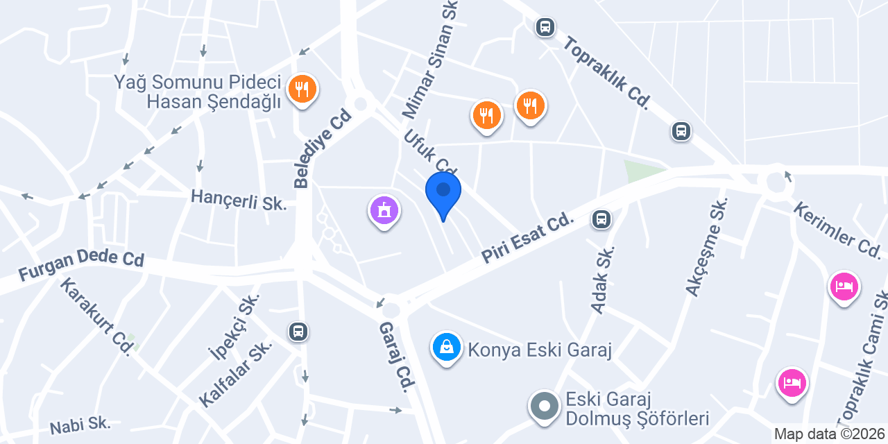 Ptt-karatay Belediyesi Şubesi konumu
