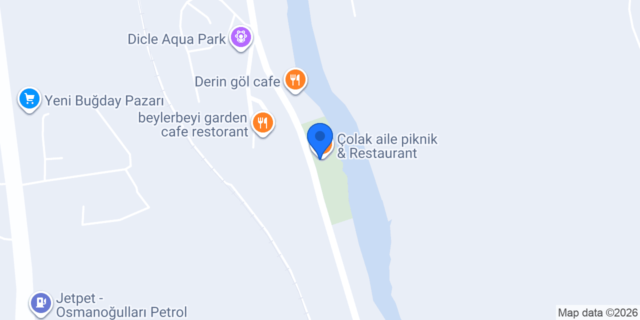 Çolak aile piknik & Restaurant konumu