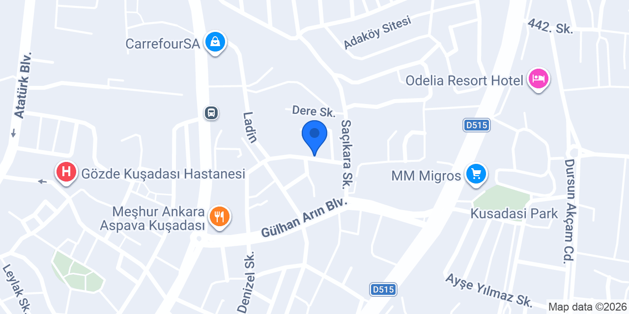 Ada Plus Endüstriyel Mutfak Ve Otel Ekipmanları konumu