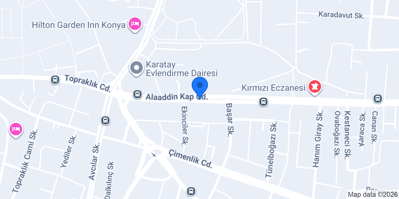 Konya Açık Tekel konumu
