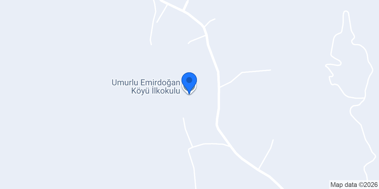 Umurlu Emirdoğan Köyü İlkokulu konumu