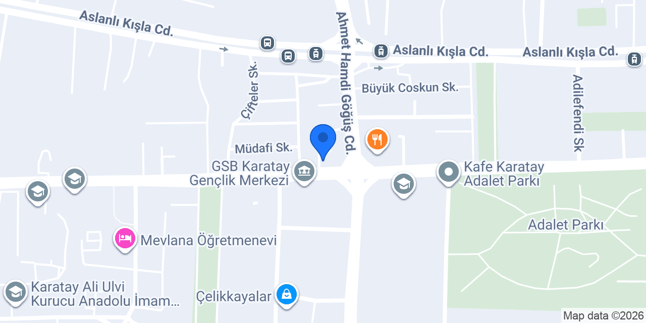 Elit Gross (Fetih Şubesi) konumu