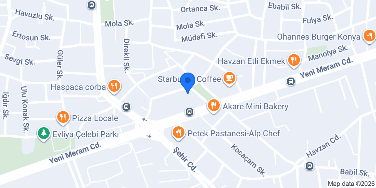 Mama's Burger Konya konumu