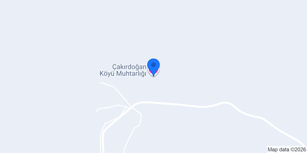 Çakırdoğan Köyü Muhtarlığı konumu