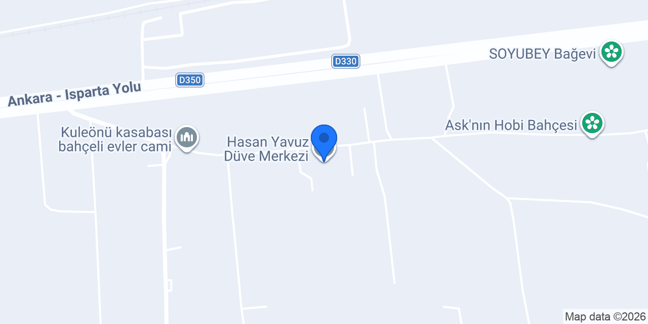 Hasan Yavuz Düve Merkezi konumu