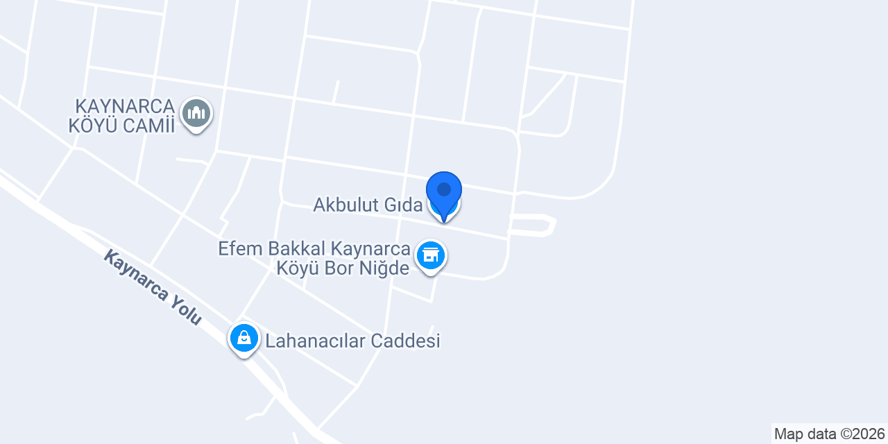 Akbulut Gıda konumu