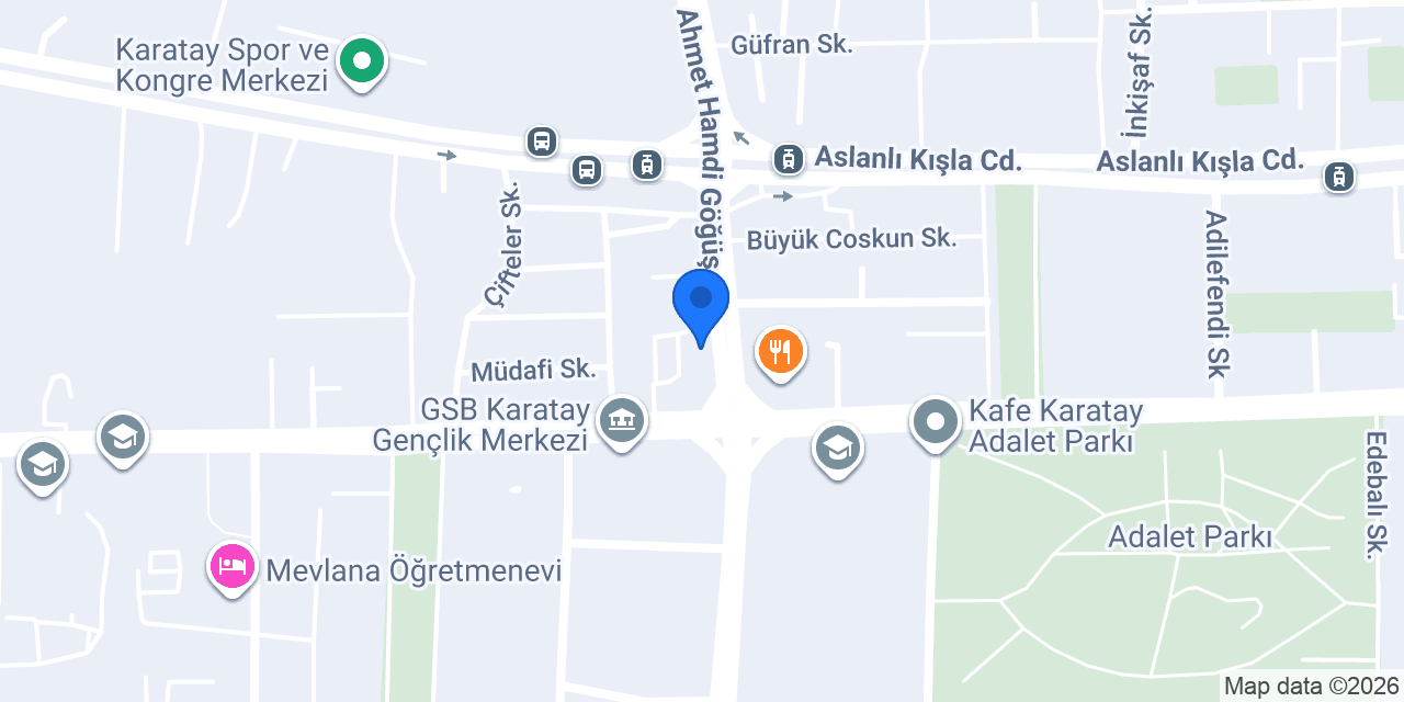 Meşhur Asır Döner & İskender Salonu 2 konumu