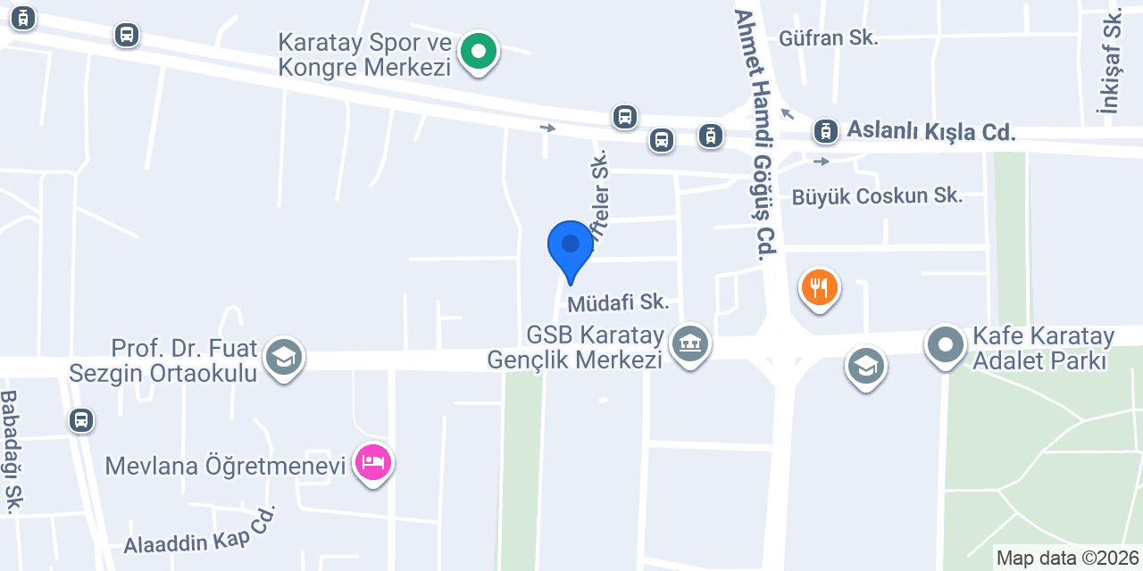Konya Elit Halı Yıkama konumu