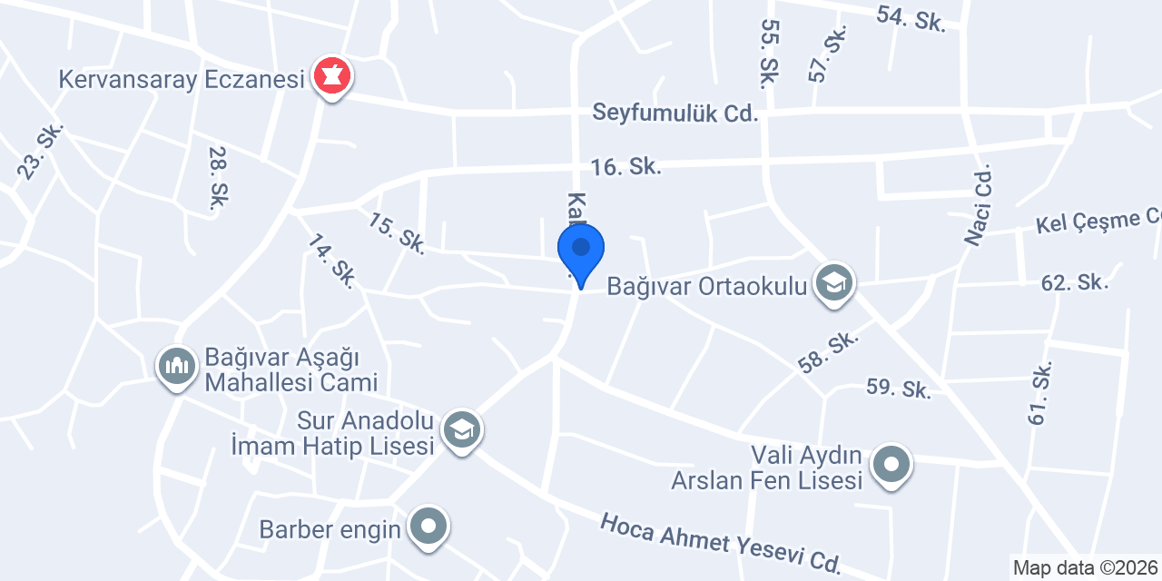 Mecnasar İlköğretim Okulu konumu