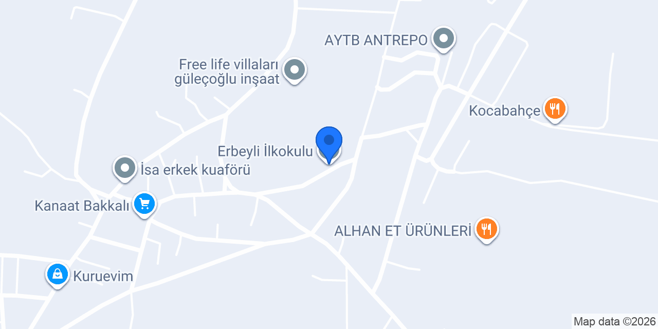 Erbeyli İlkokulu konumu