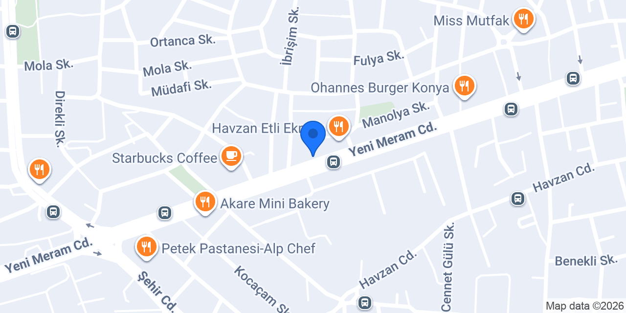 Domino's Pizza Meram konumu