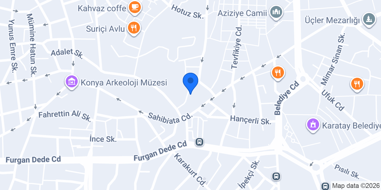 KONYA RAMPALI İŞLER KİTABEVİ konumu
