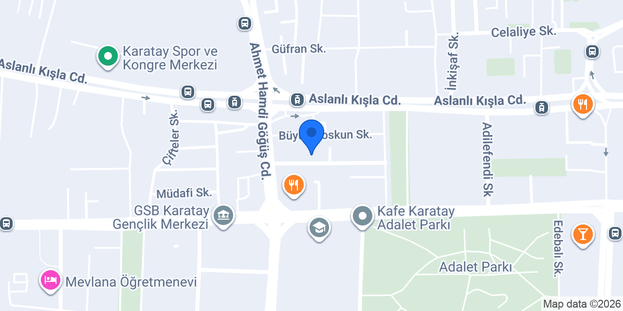 KTO PAYLAŞIMLI KİRALIK DAİRELER konumu