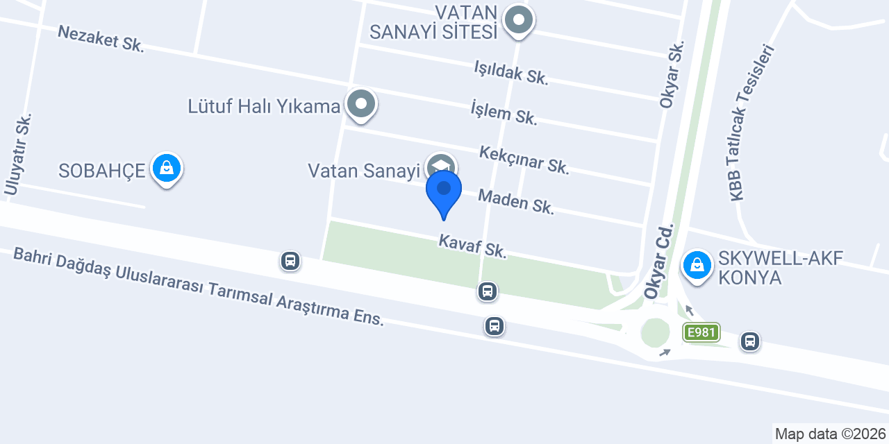 Adalet Ahşap & Kent Mobilyaları konumu
