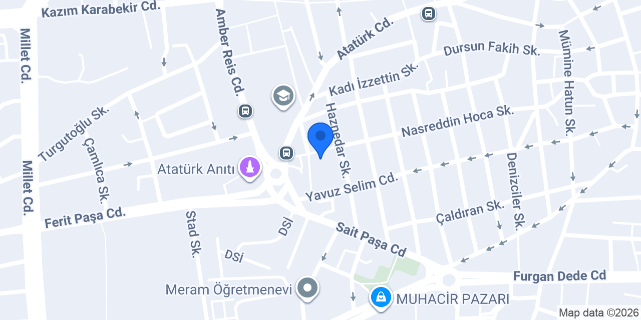Konya Devlet Tiyatrosu konumu