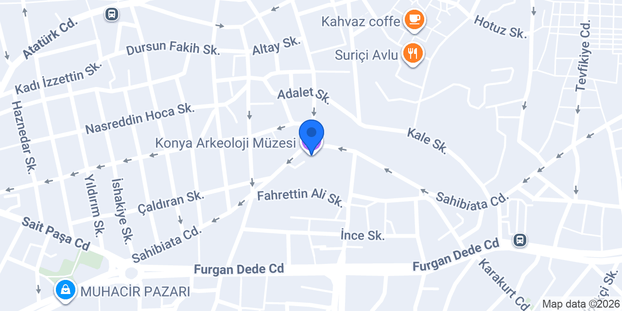 Konya Arkeoloji Müzesi konumu