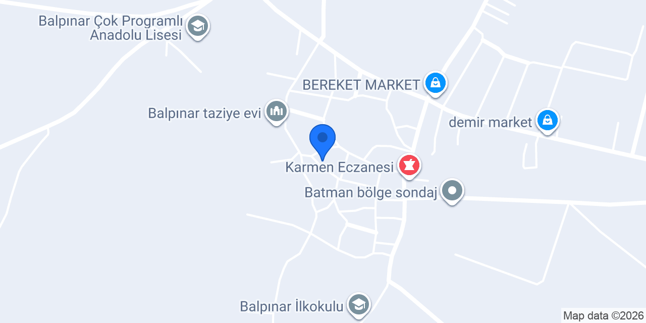 Balpınar Ulu Camii konumu
