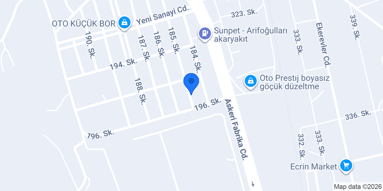 Elit Alüminyum Cambalkon konumu