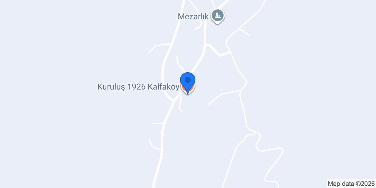 Kuruluş 1926 Kalfaköy konumu