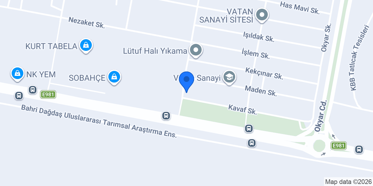 MEPSAN TEKNİK konumu